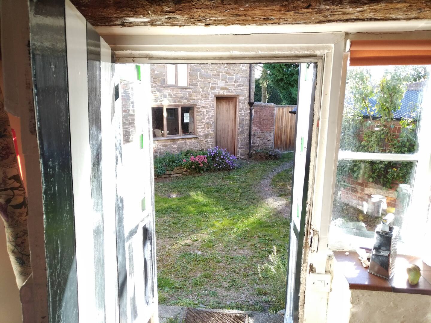 Kitchen view to garden